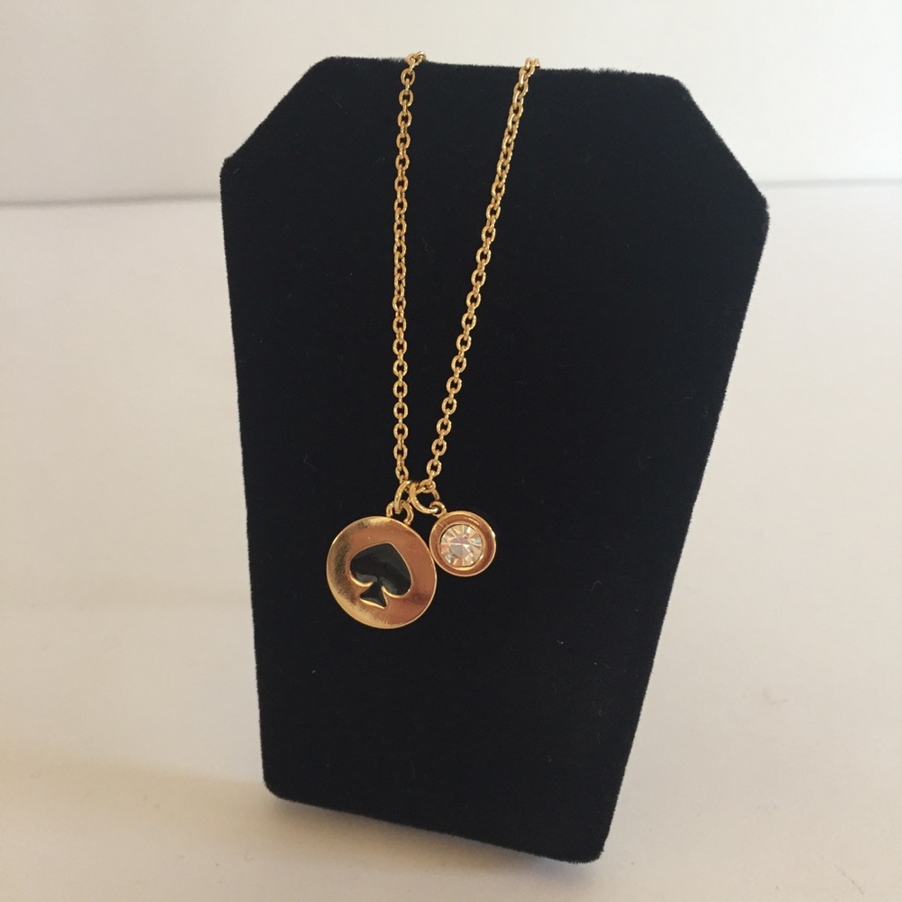 kate spade spot the spade necklace